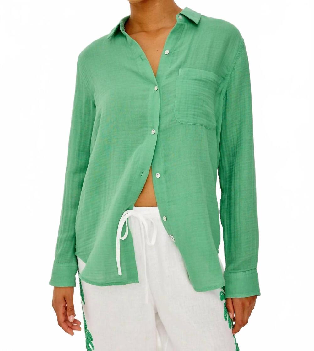 NEW RAILS ellis button-up shirt in clover